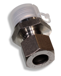 End screw union GE12-PLR 1/2" m EN228 f/sealing ring 1.4571